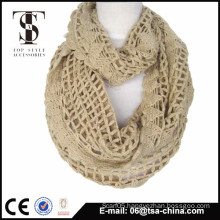 Hangzhou scarf exporter knit scarf winter muffler ladies scarf